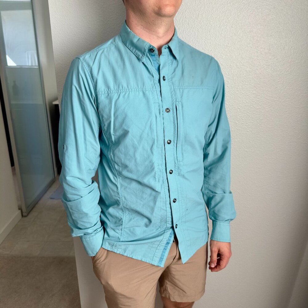 KUHL Lightweight Performance Shirt - Light Blue